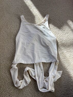 OGL White Tie Back Tank